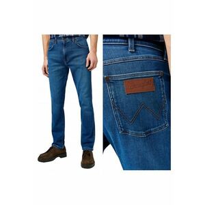 Blugi Barbati - Larston - Slim Fit - Talie Medie - Lungi - Fermoar - 5 Buzunare - Bumbac - W33-L34 US - Albastru imagine