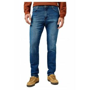 Blugi Barbati - River - Slim Fit - Talie Medie - 5 Buzunare - Fermoar - Lungi - Bumbac - W33-L34 US - Albastru imagine