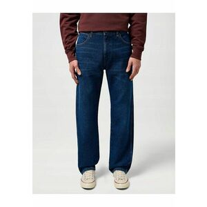 Blugi Barbati - Frontier - Loose Fit - Talie Medie - 5 Buzunare - Fermoar - Lungi - Bumbac - W36-L32 US - Albastru imagine