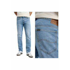 Blugi Barbati - Daren Zip Fly - Straight Fit - Talie Medie - 5 Buzunare - Fermoar - Lungi - Bumbac - W33-L32 US - Albastru imagine