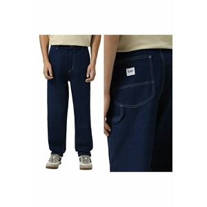 Blugi Barbati - Carpenter - Loose Fit - Talie Joasa - Lungi - Fermoar - 5 Buzunare - Bumbac - W34-L32 US - Albastru imagine