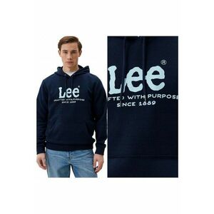 Hanorac Barbati - Logo Hoodie Emperor - Regular Fit - Cu Gluga - 1 Buzunar - Maneci Lungi - Bumbac - Fara Inchidere - S INTL - Albastru imagine