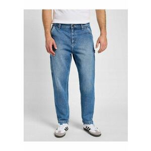 Blugi Barbati - Carpenter - Straight Fit - Talie Medie - 5 Buzunare - Fermoar - Lungi - Bumbac - W31-L34 US - Albastru imagine