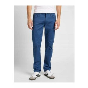 Blugi Barbati - Daren Zip Fly - Straight Fit - Talie Joasa - 5 Buzunare - Fermoar - Lungi - Bumbac - W34-L32 US - Albastru imagine