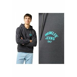 Hanorac Barbati - Small Logo Hoodie - Regular Fit - Cu Gluga - 1 Buzunar - Maneci Lungi - Bumbac - Fara Inchidere - Negru - Negru imagine