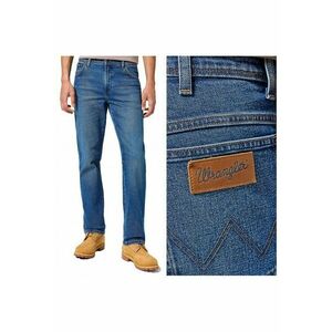 Blugi Barbati - Texas - Straight Fit - Talie Inalta - 5 Buzunare - Fermoar - Lungi - Bumbac - W32-L32 US - Albastru imagine