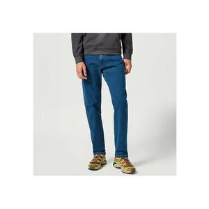 Blugi Barbati - Frontier - Straight Fit - Talie Medie - 5 Buzunare - Fermoar - Lungi - Bumbac - W36-L30 US - Albastru imagine