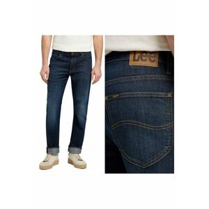 Blugi Barbati - West Strong - Straight Fit - Talie Medie - 5 Buzunare - Fermoar - Lungi - Bumbac - W31-L32 US - Albastru imagine