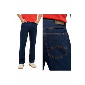 Blugi Barbati - Tramper Straight - Straight Fit - Talie Medie - 5 Buewqgzunare - Fermoar - Lungi - Bumbac - Albastru - Albastru imagine