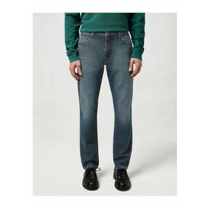 Blugi Barbati - Larston - Slim Fit - Talie Joasa - 5 Buzunare - Fermodwqfwqar - Lungi - Bumbac - Albastru - Albastru imagine