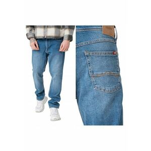 Blugi Barbati - Washington Straight - Straight Fit - Talie Medie - Lungi - Fermoar - 5 Buzunare - Bumbac - W34-L30 US - Albastru imagine