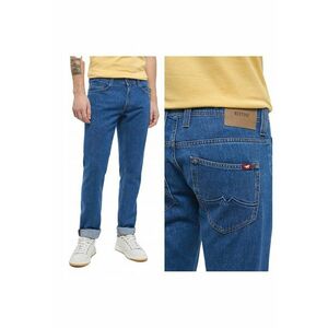 Blugi Barbati - Oregon Tapered - Slim Fit - Talie Joasa - 5 Buzunare - Fermoar - Lungi - Bumbac - W34-L32 US - Albastru imagine
