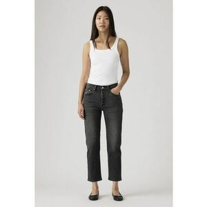 Blugi crop cu croiala dreapta 501® - Gri antracit imagine