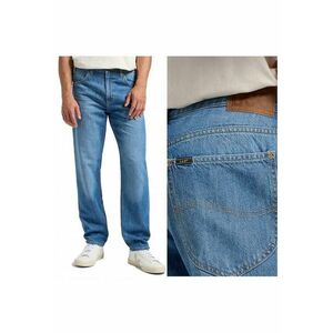Blugi Barbati - Oscar - Loose Fit - Talie Inalta - 5 Buzunare - Fermoar - Lungi - Bumbac - W31-L34 US - Albastru imagine