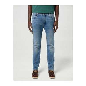 Blugi Barbati - Larston - Slim Fit - Talie Joasa - 5 Buzunare - Fermoar - Lungi - Bumbac - W30-L34 US - Albastru imagine