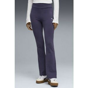 Colanti evazati cu talie inalta Essentials - Violet aubergine imagine