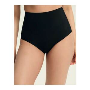 Chiloti modelator cu talie inalta - Negru Silky - Negru imagine