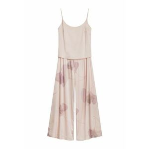 Pijama dama Bej Caproccio - Floral imagine