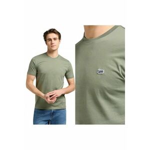 Tricou Barbati - Patch Logo Tee - Regular Fit - Maneca Scurta - Decolteu Rotund - Cu Logo - Bumbac - Design Clasic - 2XL INTL - Verde imagine