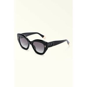 Ochelari de soare cat-eye - Auriu/Negru imagine