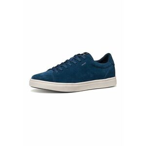 Pantofi sport uni din piele intoarsa - Albastru oceanic imagine