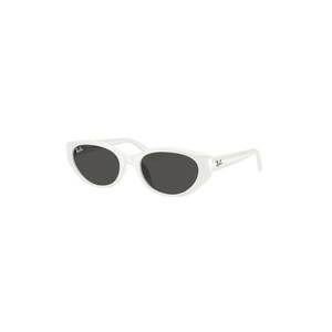 Ochelari de soare ovali unisex - Alb imagine