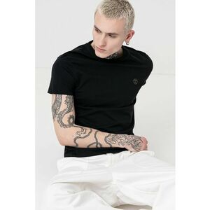 Tricou slim fit din bumbac Dun-River - Negru/Gri imagine