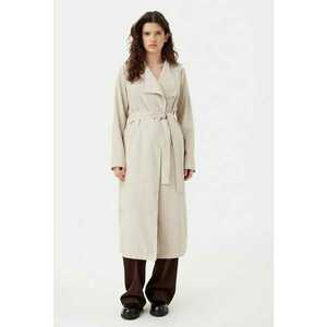 Trench dama - 304903038 - Poliester reciclat - Bej - Bej imagine