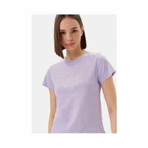 Tricou din bumbac organic cu decolteu la baza gatului - imagine