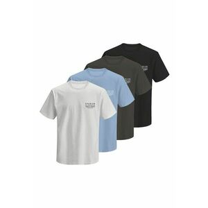 Set 4 tricouri barbati - Jack Jones - multicolor - 100% bumbac imagine