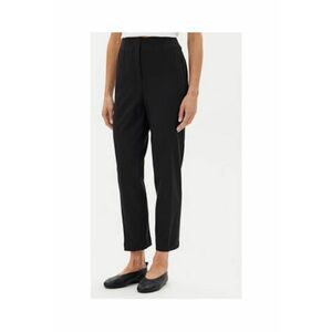 Pantaloni din stofa dama - Negru - 67% viscoza - 28% poliamida - 5% elastan - imagine