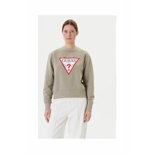 Bluza din bumbac cu logo si maneci lungi imagine
