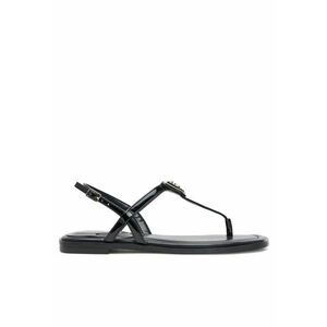 Sandale dama - piele ecologica - negru - imagine