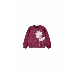 Pulover fetita rosu - pulover gros imagine