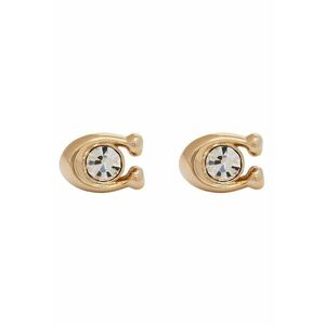 Cercei dama Shiny Gold cu piatra decorativa imagine