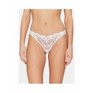 Chiloti Tanga eleganti - Alb imagine
