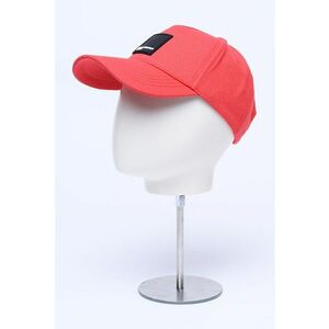 Sapca baseball din bumbac cu aplicatie logo - Rosu imagine