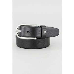 Curea de piele - Negru stins imagine