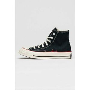 Tenisi unisex inalti Chuck Taylor All Star 70 cu tematica de Valentine's Day - Negru/Gri imagine