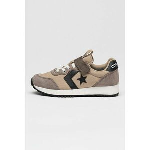 Pantofi sport Omega Trainer Easy On cu garnituri din piele intoarsa - Bej inchis imagine