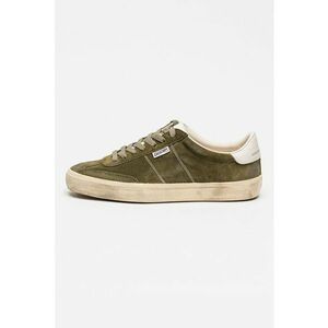 Pantofi sport Soul Star din piele intoarsa - Verde masliniu/Bej deschis imagine