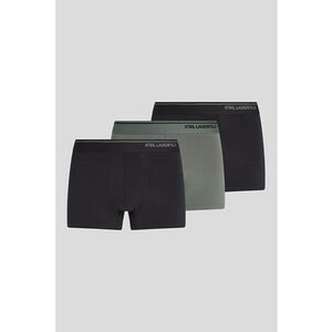 Set de boxeri cu imprimeu logo - 3 perechi - Negru/Verde feriga imagine