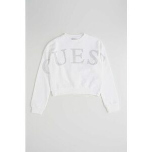 Bluza de trening cu imprimeu text - Alb imagine
