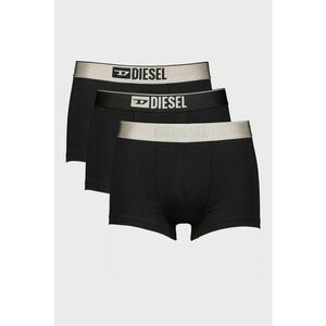 Set de boxeri cu bandal logo in talie Damien - 3 perechi - Negru/Gri deschis/Argintiu imagine