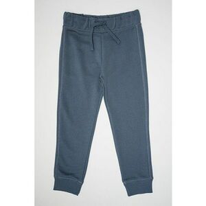 Pantaloni de trening din bumbac cu logo - Albastru prafuit imagine