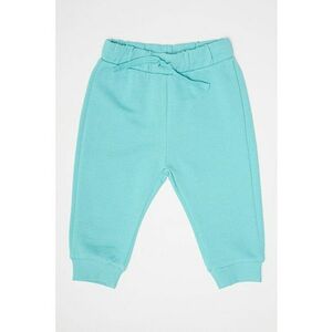 Pantaloni de trening de bumbac cu snur in talie - Verde persan imagine