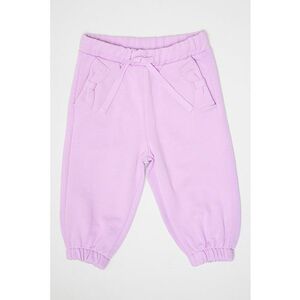 Bluza de trening din bumbac cu snur de ajustare in talie - Lila imagine
