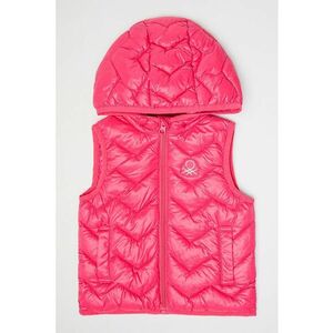 Vesta matlasata cu gluga - Fucsia imagine
