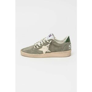 Pantofi sport Ball Star din piele intoarsa - Verde pal imagine