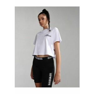 Tricou crop cu imprimeu pe spate Chira - imagine